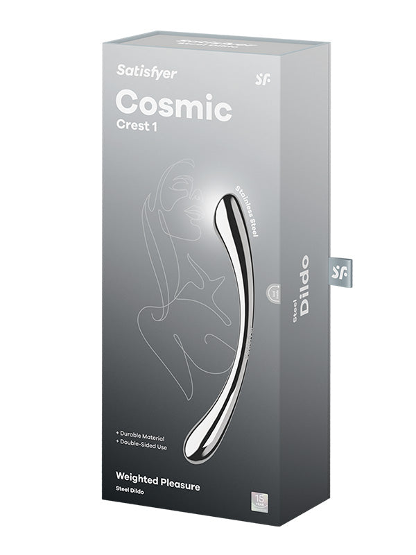 Dildo din Oțel Inoxidabil Satisfyer Cosmic Crest 1