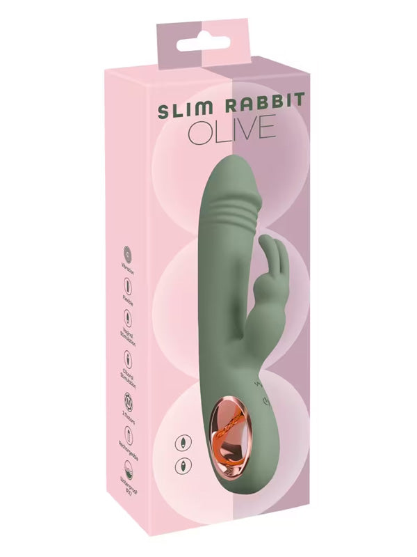 Vibrator Rabbit You2Toys Slim Olive