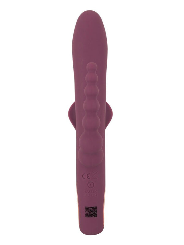 Vibrator Rabbit You2Toys Slim Triple Plum