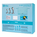 b-Vibe Stainless Steel 3-Piece P-Spot Training Set