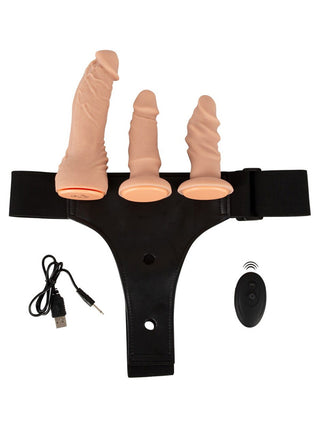 Dildo Vibrator Dopuri și Ham You2Toys Strap-On Set