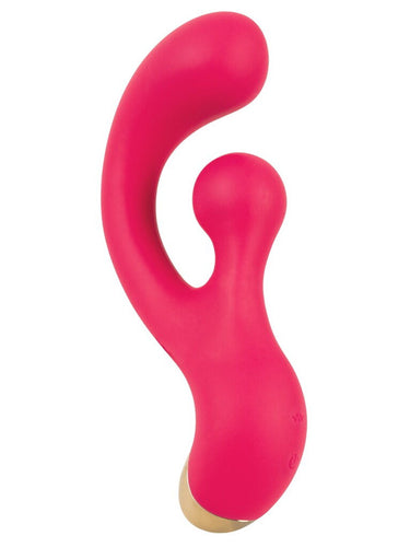 Vibrator Rabbit G-Spot cu Stimulator Clitoridian Rotativ Sweet Smile