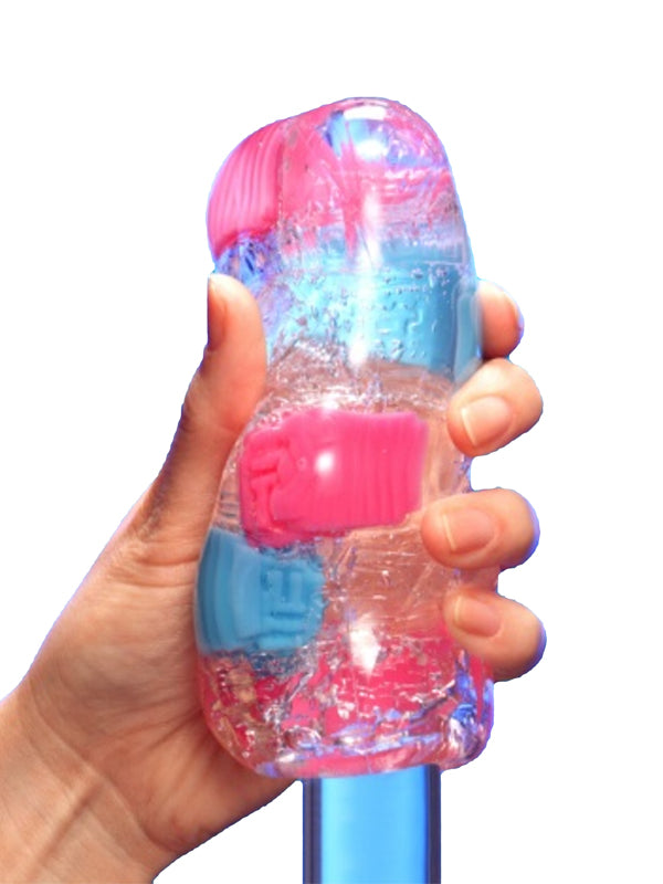 Masturbator Texturat Transparent Tenga Bobble Crazy Cubes