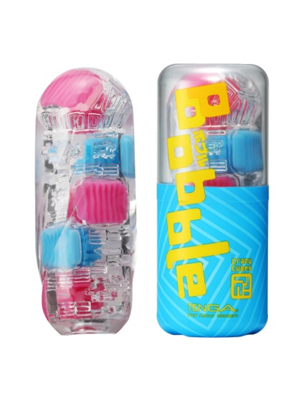 Masturbator Texturat Transparent Tenga Bobble Crazy Cubes