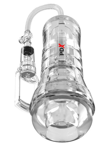Masturbator Pipedream PDX Elite ViewTube Vac XXL Pump See-Thru Ez-Grip