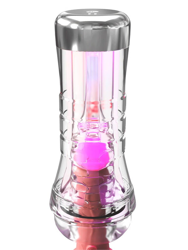 Masturbator Pipedream PDX Elite ViewTube XXL See-Thru Ez-Grip LED