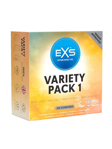 EXS Mixed Variety Pack 1 Condoms