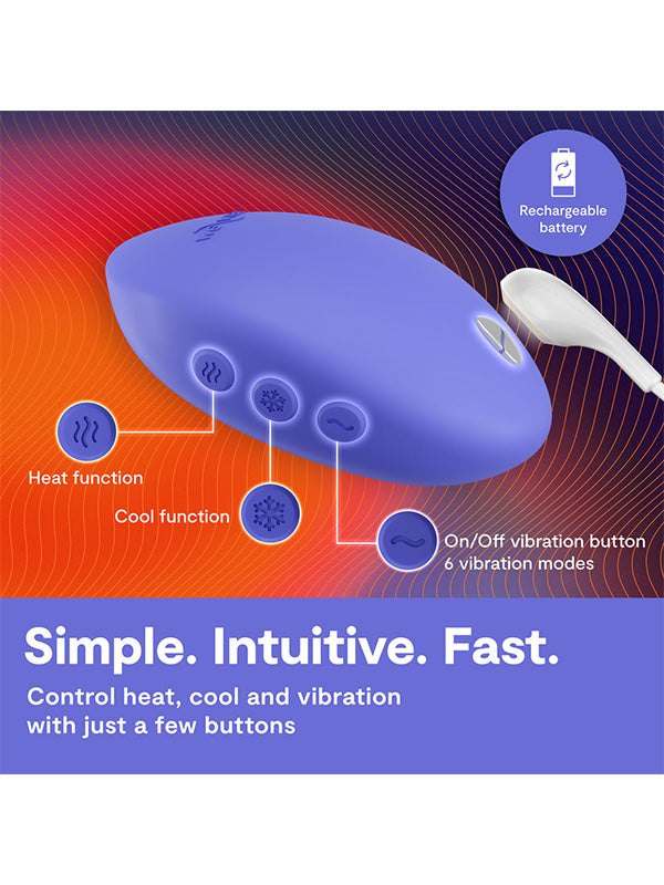 Vibrator Clitoridian cu Încălzire și Răcire We-Vibe Temp
