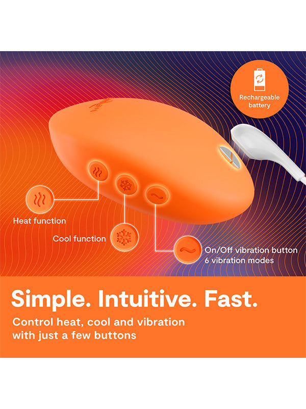 Vibrator Clitoridian cu Încălzire și Răcire We-Vibe Temp