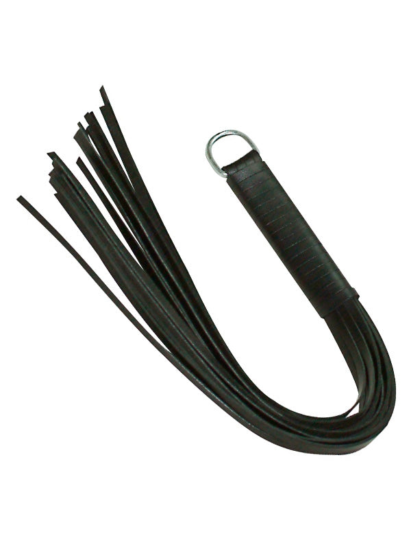 Flogger din Piele Neagră Zado 56 cm