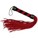 Bad Kitty Small Red Faux Suede Flogger