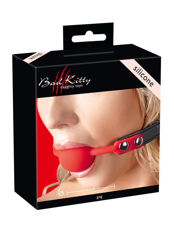 Bad Kitty Red Silicone Ball Gag