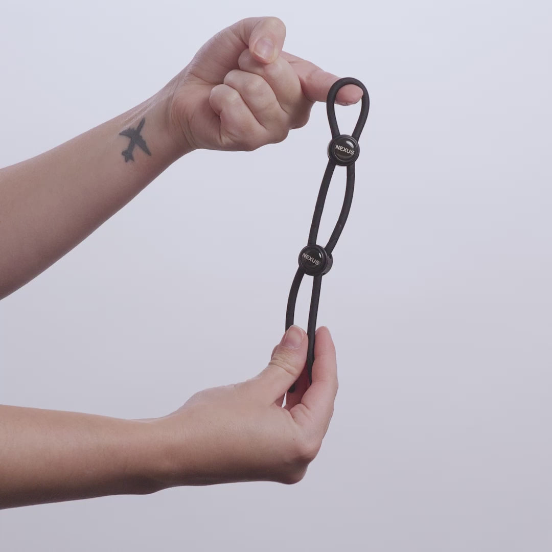 Inel pentru Penis și Testicule Nexus Forge Ajustabil