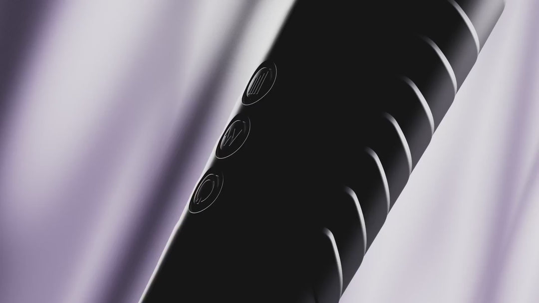 Stimulator cu Vibrații pentru Penis Manwan Man.Wand Evo Black Plum