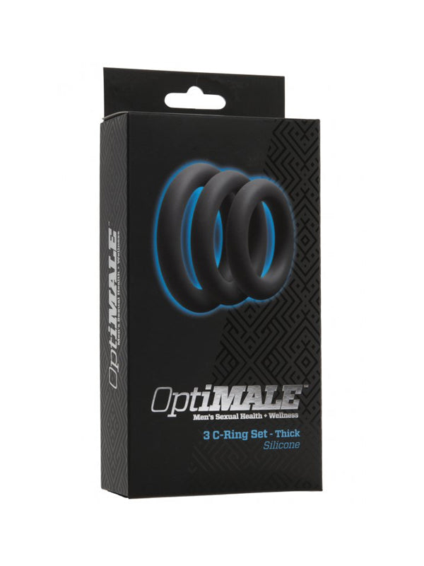 Doc Johnson Optimale Set Of 3 Thick Cock Rings