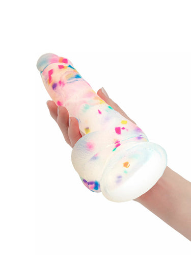 Addiction Party Marty Frost & Confetti Silicone Dildo 19 cm