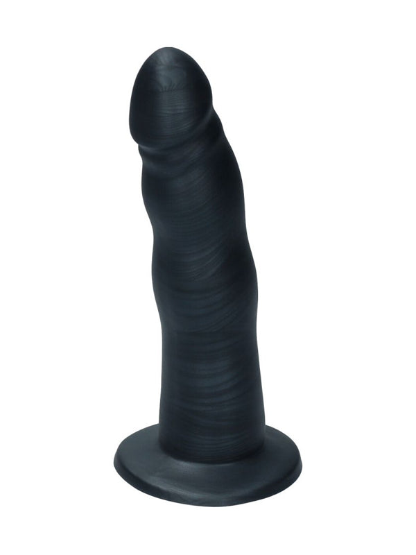 Dildo Realist din Silicon cu Ventuză Ylva & Dite Anteros Black Grey