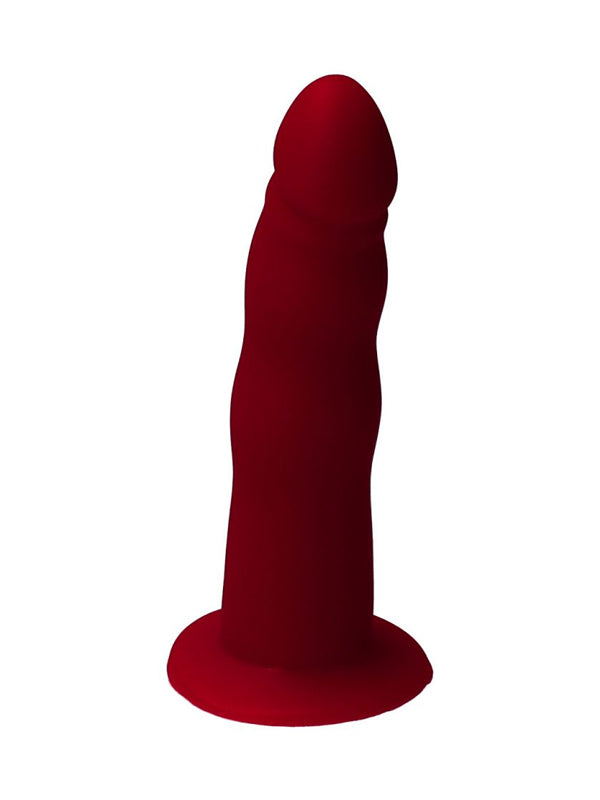 Dildo Realist din Silicon cu Ventuză Ylva & Dite Anteros Bordeaux Red