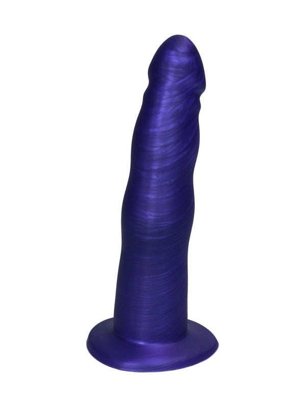 Dildo Realist din Silicon cu Ventuză Ylva & Dite Anteros Iridescent Violet