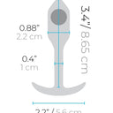 b-Vibe Snug Plug 1 Small Weighted Silicone Butt Plug