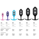 b-Vibe Snug Plug 1 Small Weighted Silicone Butt Plug