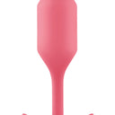 b-Vibe Snug Plug 2 Medium Weighted Silicone Butt Plug Coral