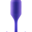 b-Vibe Snug Plug 2 Medium Weighted Silicone Butt Plug Purple