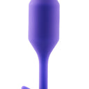 b-Vibe Snug Plug 2 Medium Weighted Silicone Butt Plug Purple