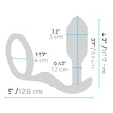 b-Vibe Snug & Tug Weighted Plug & Cock Ring