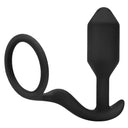 b-Vibe Snug & Tug Weighted Plug & Cock Ring