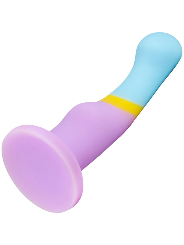 Dildo Curbat din Silicon cu Ventuză Blush Avant D14 Heart of Gold