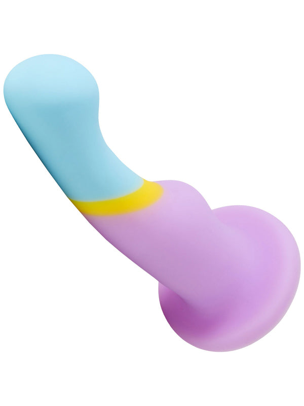 Dildo Curbat din Silicon cu Ventuză Blush Avant D14 Heart of Gold