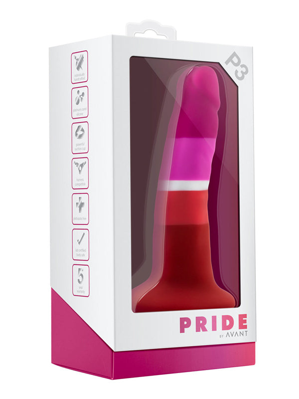 Dildo Realist din Silicon cu Ventuză Blush Avant P3 Pride Beauty