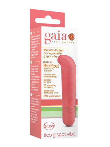 Blush Gaia Eco G Spot Vibe Biodegradable Vibrator