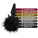 Blush Temptasia Bunny Tail Butt Plug