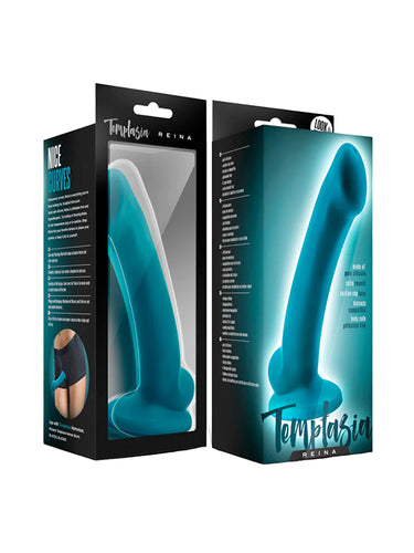 Blush Temptasia Reina Teal Dildo 18.4 cm