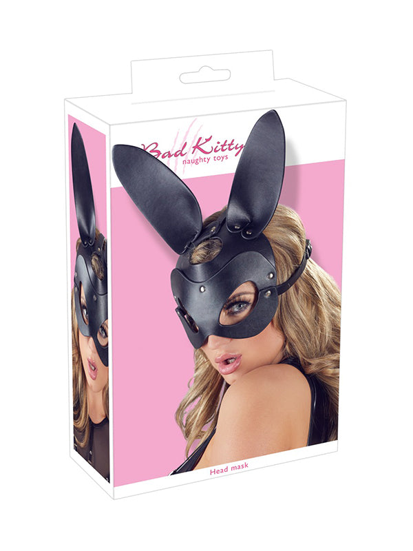 Bad Kitty Bunny Mask With Rabbit Ears Black