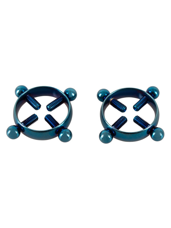 Bad Kitty Blue Moon Stainless Steel Nipple Clamps