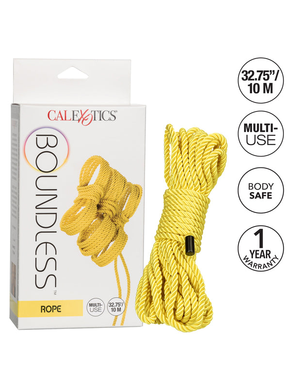 CalExotics Boundless Yellow 10m Bondage Rope