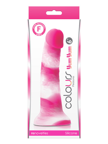 Dildo din Silicon cu Ventuza NS Novelties Colours Pleasures Yum Yum 6 Inch