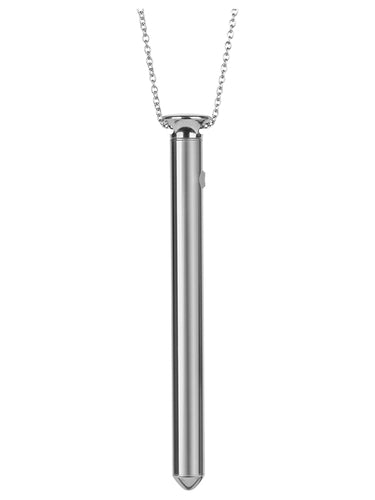 Crave Vesper Vibrator Necklace Silver