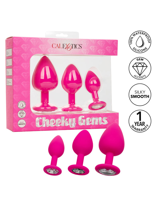 SET DE 3 DOPURI ANALE CHEEKY GEMS