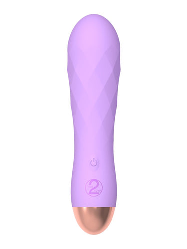Mini Vibrator Impermeabil din Silicon You2Toys Cuties Diamond Purple