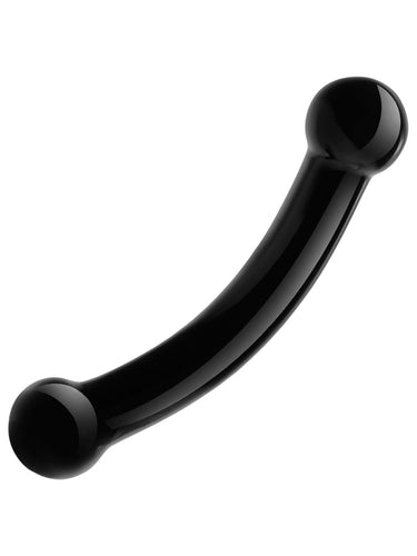 Gläs Double Bull Glass Dildo 14 cm