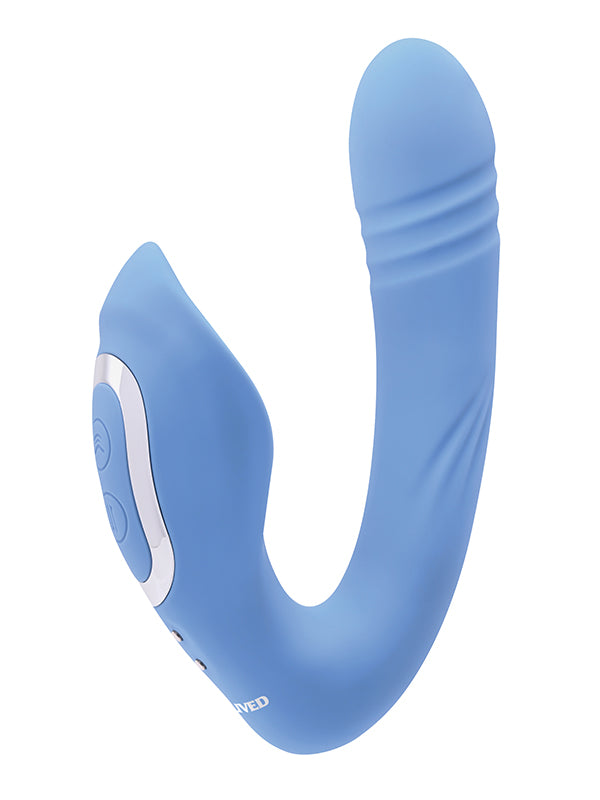 Gender X Tap & Thrust Dual Stimulation Thrusting Vibrator