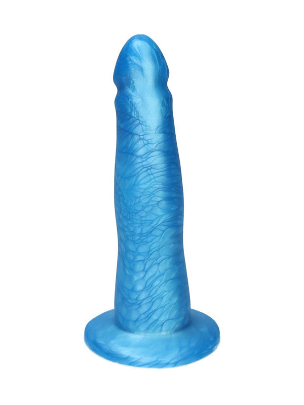 Dildo din Silicon cu Ventuză Ylva & Dite Eros Luster Blue