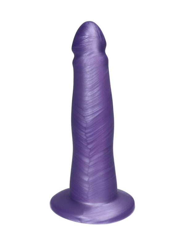 Dildo din Silicon cu Ventuză Ylva & Dite Eros Luster Violet