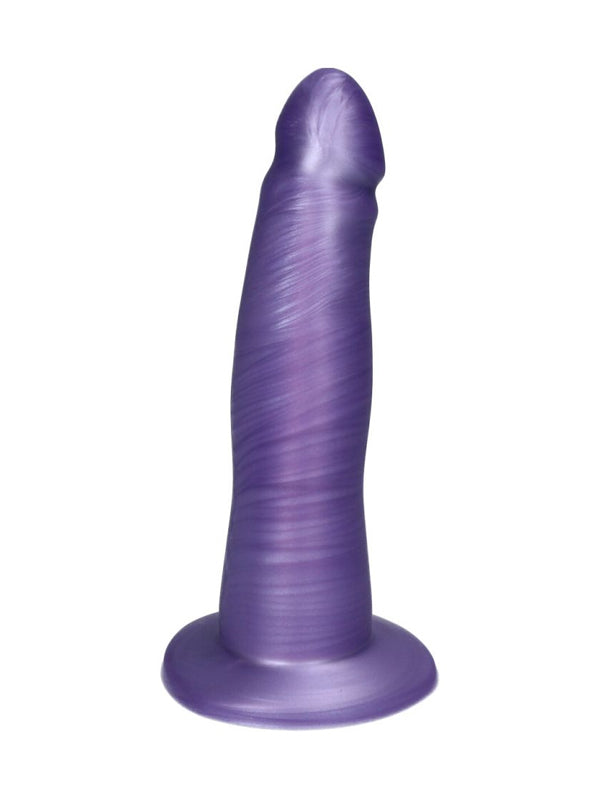 Dildo din Silicon cu Ventuză Ylva & Dite Eros Luster Violet