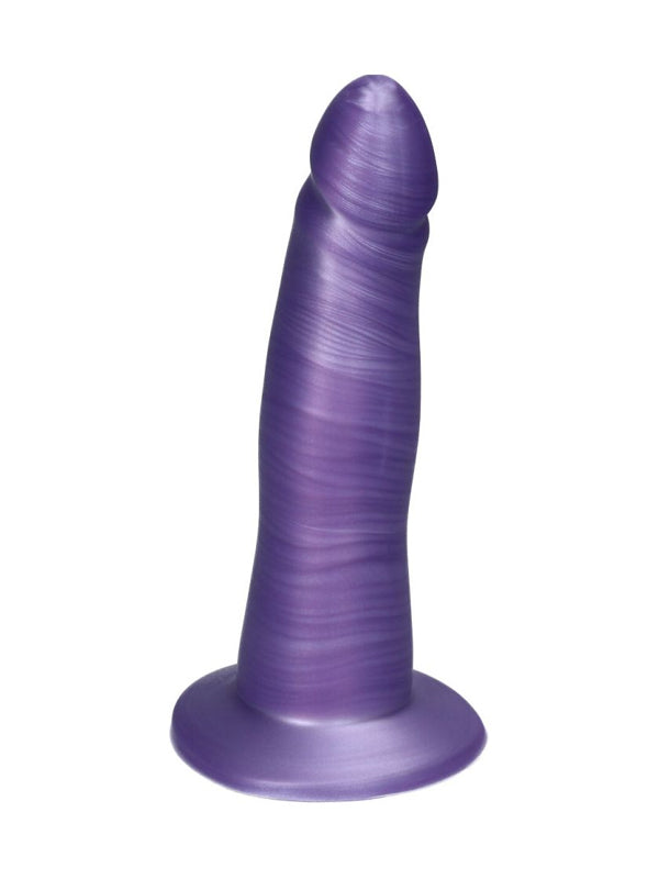 Dildo din Silicon cu Ventuză Ylva & Dite Eros Luster Violet