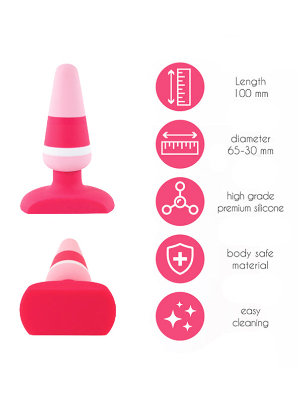 FeelzToys Plugz Butt Plug Pink